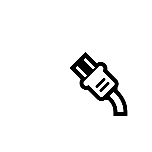 Electric Plug Emoji White Background