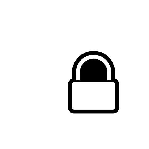 Lock Emoji White Background