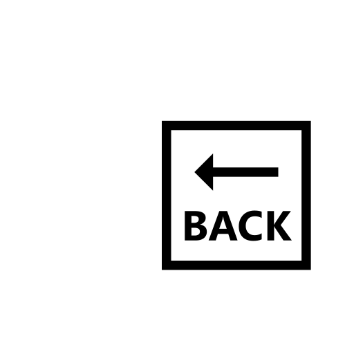 Back with Leftwards Arrow Above Emoji White Background