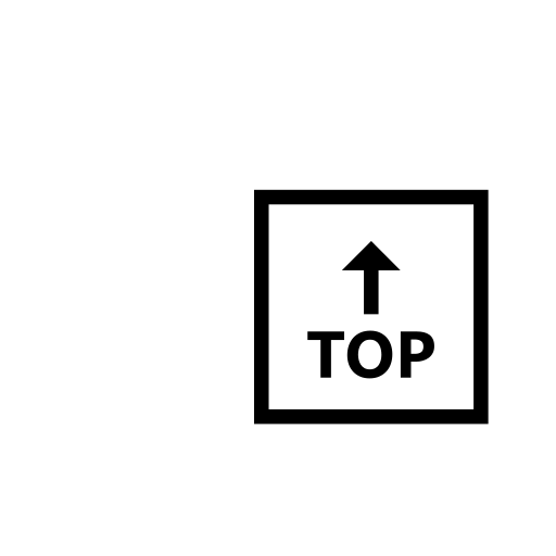 Top with Upwards Arrow Above Emoji White Background