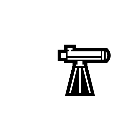 Telescope Emoji White Background