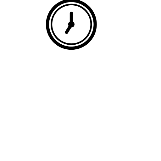 Clock Face Seven Oclock Emoji White Background