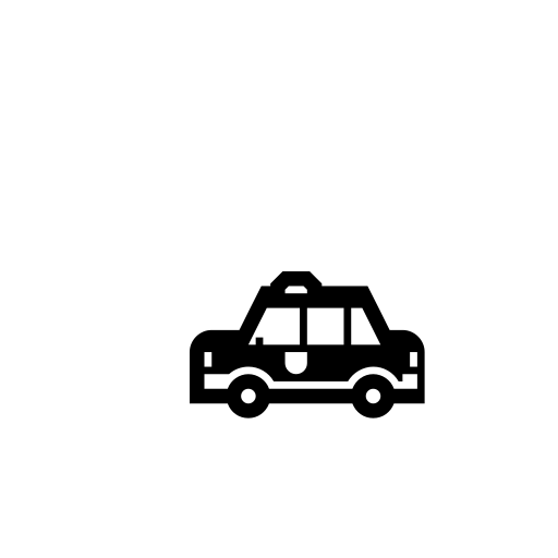 Police Car Emoji White Background