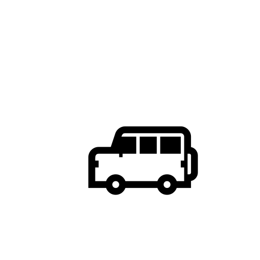 Recreational Vehicle Emoji White Background
