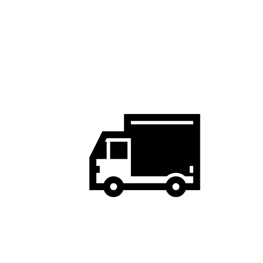 Delivery Truck Emoji White Background