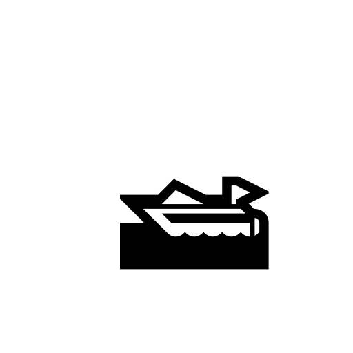 Speedboat Emoji White Background