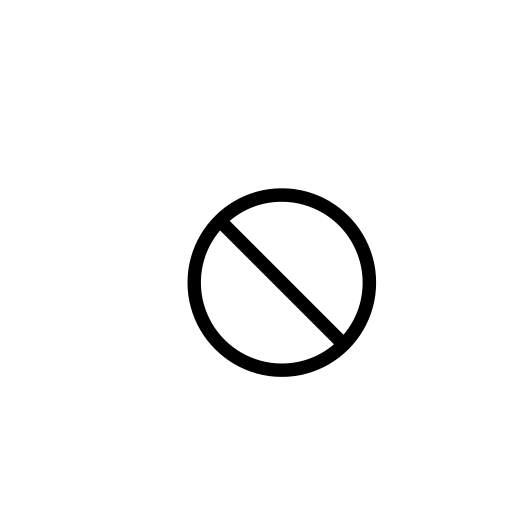 No Entry Sign Emoji White Background