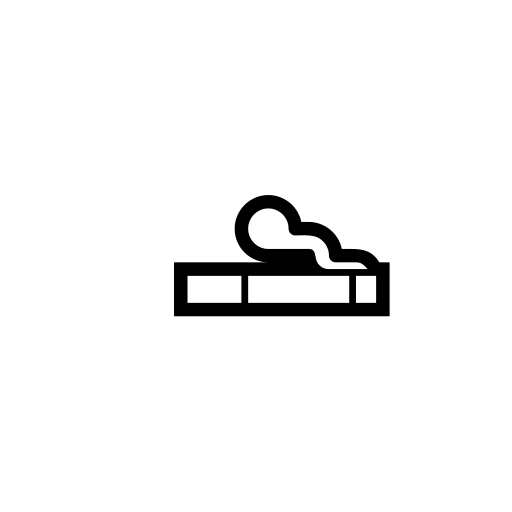 Smoking Symbol Emoji White Background