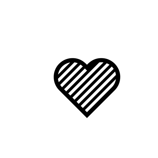 Brown Heart Emoji White Background