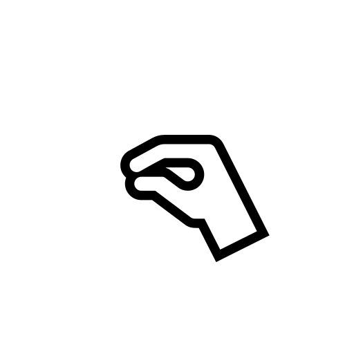 Pinching Hand Emoji White Background