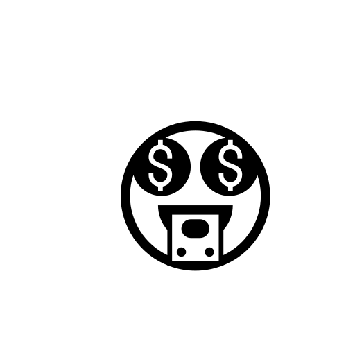 Money Mouth Face Emoji White Background