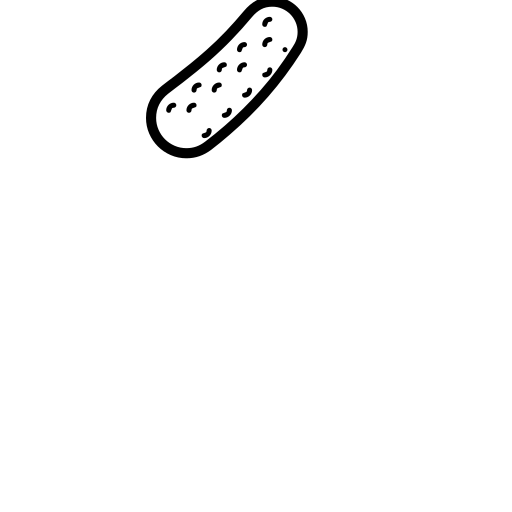 Cucumber Emoji White Background