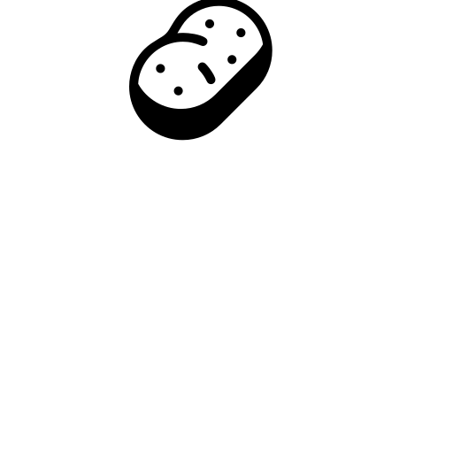 Potato Emoji White Background