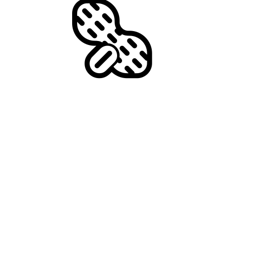 Peanut Emoji White Background