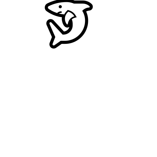 Shark Emoji White Background