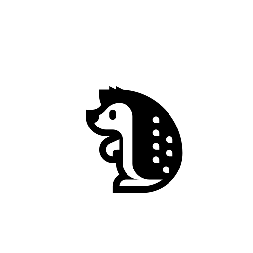 Hedgehog Emoji White Background