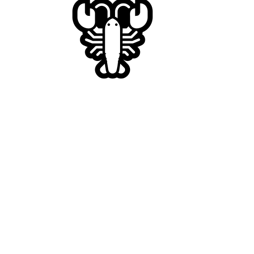 Lobster Emoji White Background