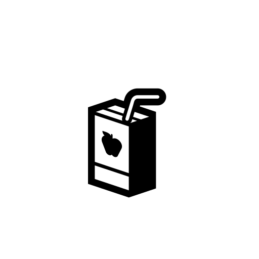 Beverage Box Emoji White Background