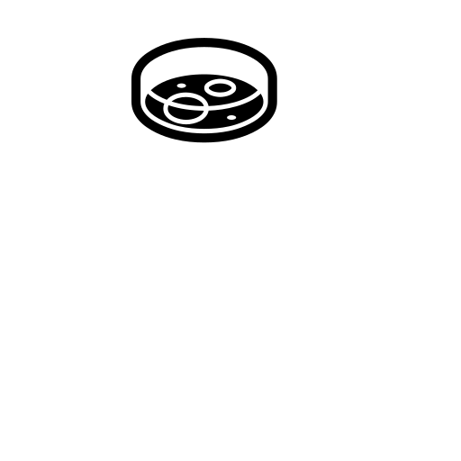 Petri Dish Emoji White Background