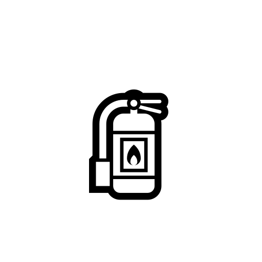 Fire Extinguisher Emoji White Background