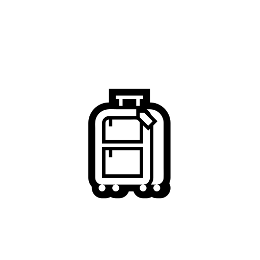 Luggage Emoji White Background