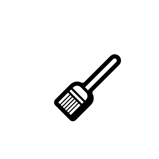 Broom Emoji White Background